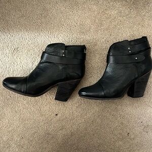 Rag and Bone black Booties